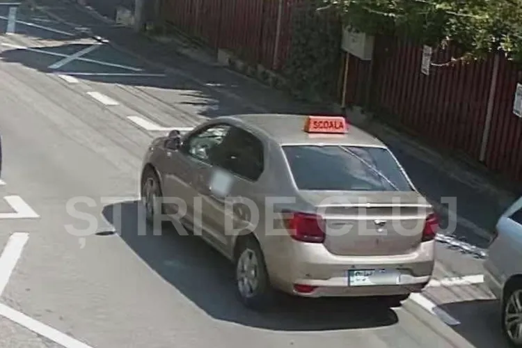 Instructor de la o școală de șoferi din Cluj, prins cu elevul circulând pe sens interzis! Cine îi învață pe viitorii șoferi regulile? FOTO|VIDEO