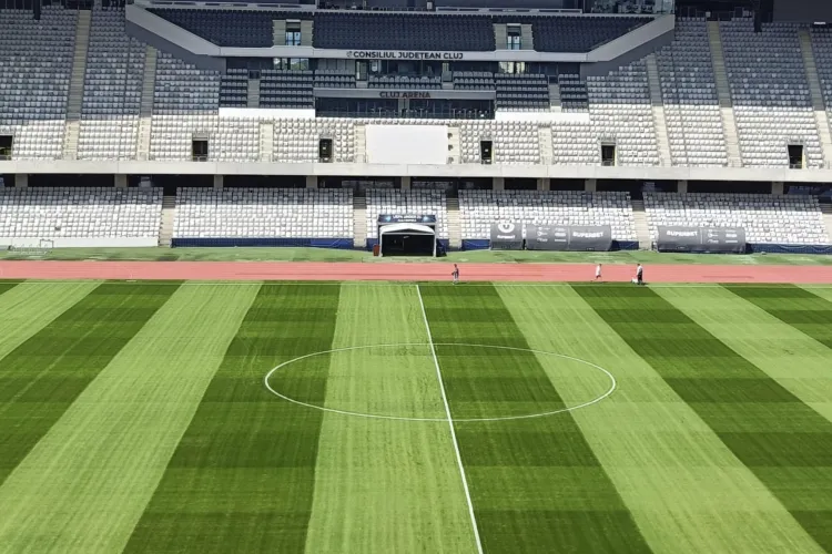 Cluj Arena face pasul spre liga marilor stadioane: Gazon ca la Real Madrid și Barcelona, investiție de 2 milioane de lei!