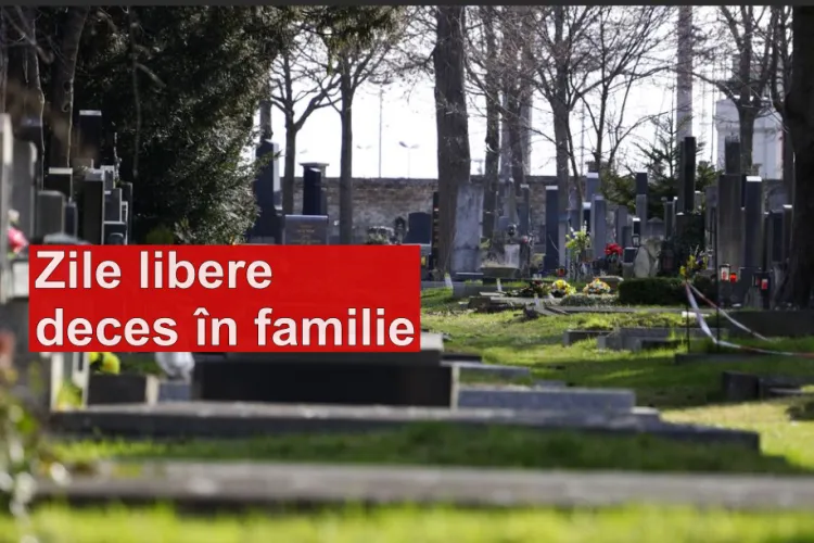 Câte zile libere ai dreptul să primești în cazul decesului unui membru din familie. Atenție! Nu aveți dreptul dacă v-a murit mătușa, unchiul sau verișoara
