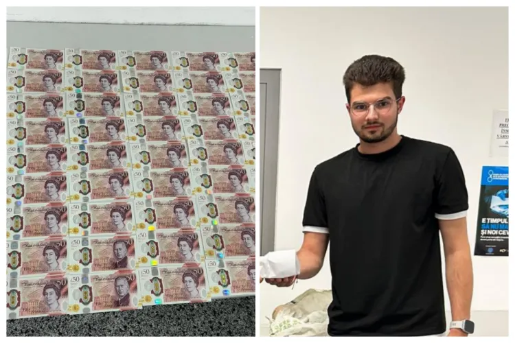 Un angajat al unei case de schimb valutar din Cluj a pierdut ieri, pe stradă, aproape 30.000 de lire. Cum a reușit, în mod miraculos, să îi recupereze