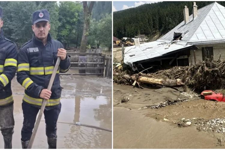 Povestea pompierilor care au lăsat totul pentru a-i ajuta pe cei afectați de inundațiile din Suceava: „Noi ne-am născut acolo, nu puteam sta deoparte”