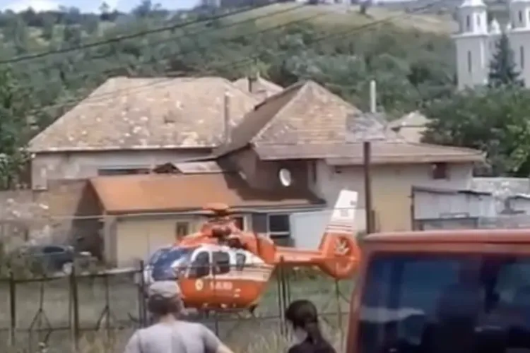 Intervenție cu elicopter SMURD după ce doi bărbați au căzut într-un canal colector în Cluj! Aceștia sunt transportați la spital pentru îngrijiri VIDEO