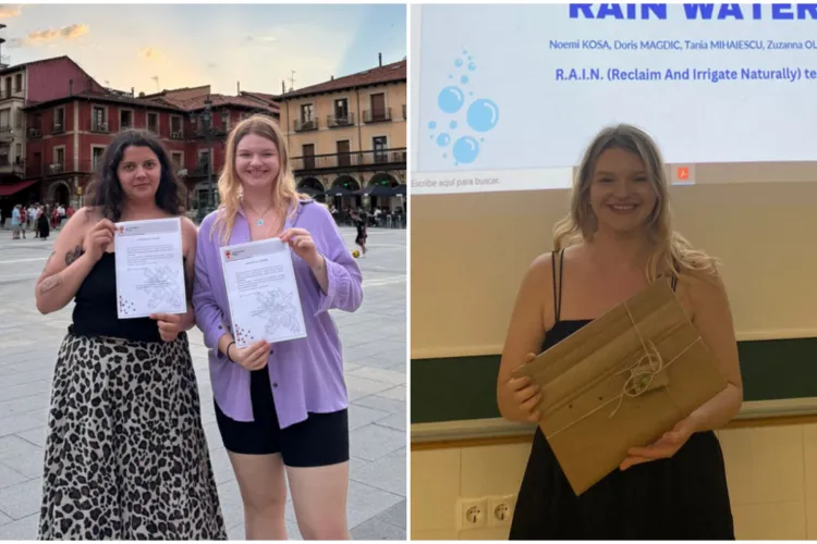 Noemi și Szilvi au reprezentat cu onoare UTCN la o competiție organizată de Universitatea din Leon din Spania. Ce premiu au luat