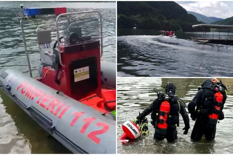 VIDEO. Un tânăr de 21 de ani a murit înecat în lacul Tarnița. Scafandrii au înotat până la epuizare, dar nu a mai putut fi scos din apă la timp