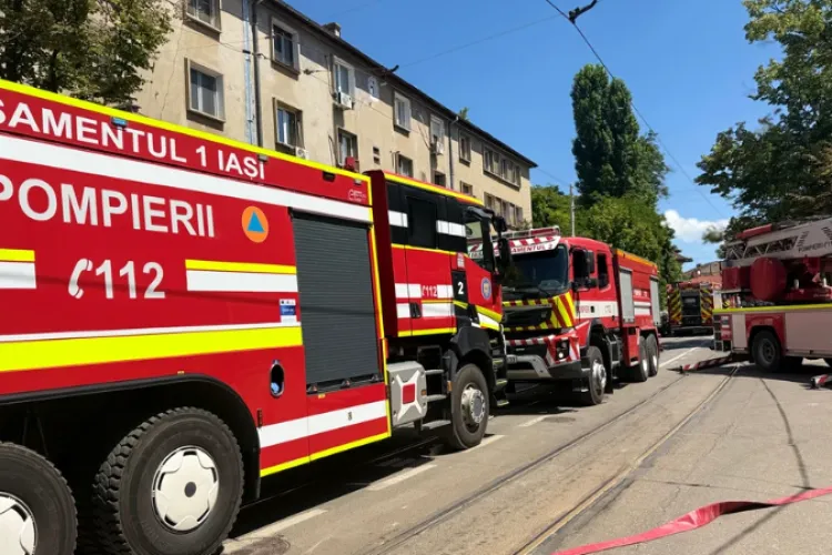 Incendiu la maternitate! Mămicile au fost scoase cu paturile în curtea spitalului, la fel și incubatoarele cu bebeluși. Pompierii intervin de urgență VIDEO