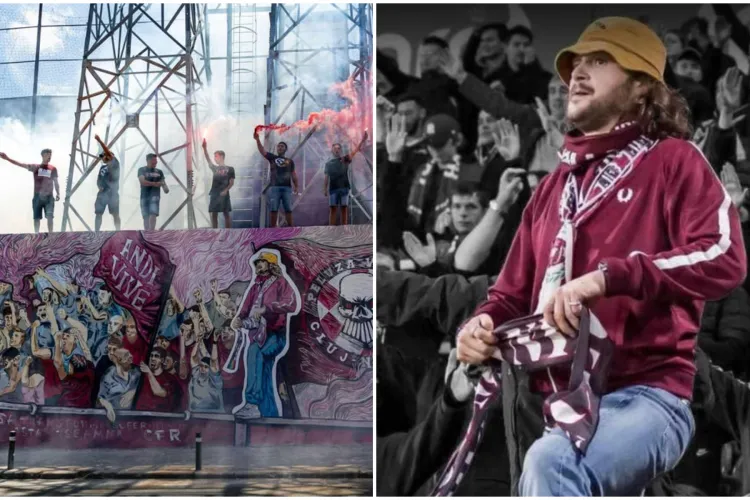 Peluza Vișinie i-a făcut melodie lui Andi Austriacu'. Versurile merg direct la suflet: „CFR-ul joacă, da’ lipsește o stea specială”