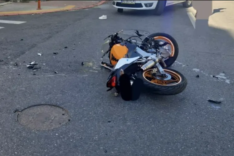 Accident șocant pe Calea Turzii din Cluj! O motociclistă de 40 de ani a ajuns la spital după ce a fost implicată într-un incident misterios
