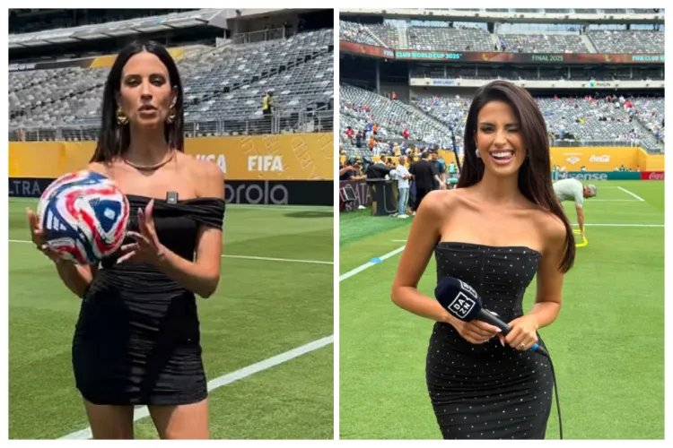 O focoasă prezentatoare TV, criticată dur pentru aparițiile sale la Cupa Mondială a Cluburilor: „Moda e limba mea, nu-mi ascund feminitatea” FOTO