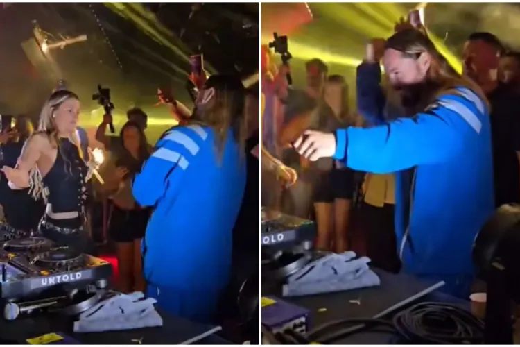 VIDEO. Moment neașteptat la Untold. Salvatore Ganacci a adus manelele pe scena festivalului: „Esențele tari se țin în sticluțe mici!”