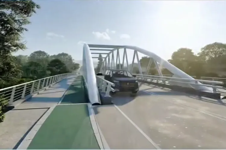 A început numărătoarea inversă în Cluj-Napoca: Se construiește un nou pod între Iris și Bulgaria, cu benzi auto, piste velo și trotuare VIDEO