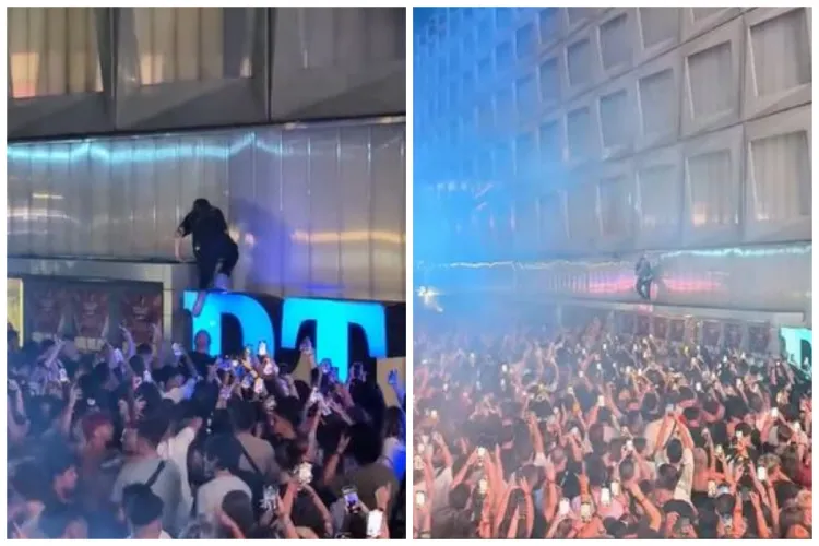 Nu doar la Post Malone a fost înghesuială la Untold. Oscar a făcut show cățărat pe BT Arena, în fața a mii de fani VIDEO