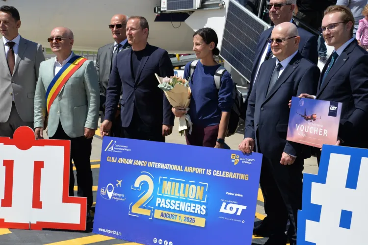 Record istoric la Cluj-Napoca: 2.000.000 de pasageri în primele șapte luni din 2025! Aeroportul Internațional „Avram Iancu” crește spectaculos