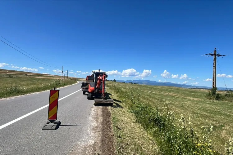 Consiliul Județean Cluj începe lucrări pe drumul spre cele mai spectaculoase zone turistice din Apuseni: Acces mai facil și trafic în siguranță! FOTO