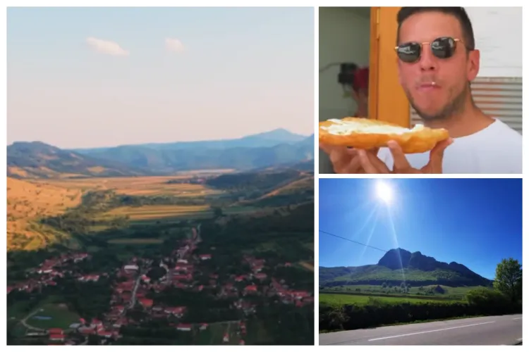 Doi olandezi, fascinați de langoși și de cel mai frumos sat din apropierea Clujului, locul unde soarele răsare de două ori: „E ca o carte poștală” VIDEO