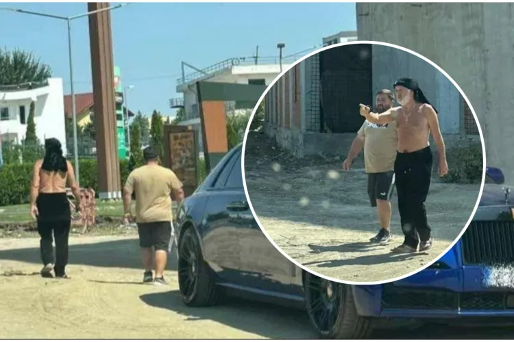 VIDEO. Gigi Becali, pe șantier la bustul gol și cu crucea de aur la gât. Trecătorii s-au amuzat copios: „Gigi Becali Hulk”