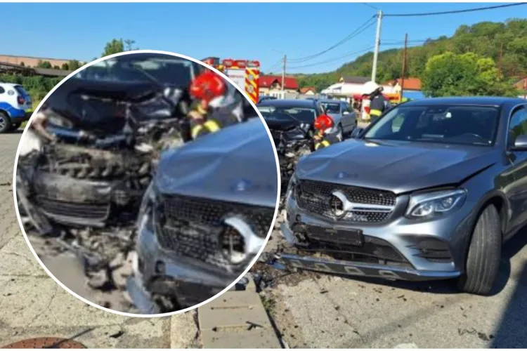 Cum s-a produs accidentul din Gherla. De vină, un șofer care a făcut o manevră periculoasă. Ce a indicat aparatul etilotest