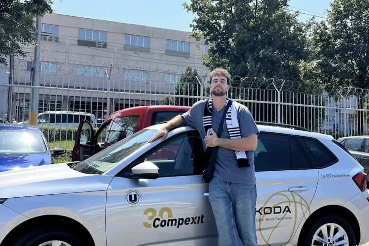 A schimbat motocicleta cu mingea de baschet: Ben Altit, noul transfer al campioanei României a ajuns în Cluj-Napoca