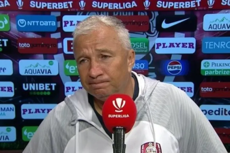 Dan Petrescu, în pericol? CFR Cluj alunecă spre zona fierbinte a clasamentului. Se bate pe loc de baraj în momentul de față 