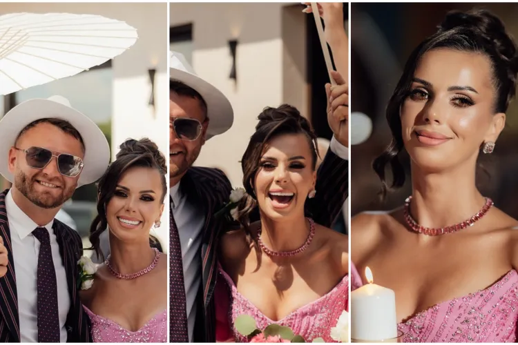 FOTO. Fotografii de colecție cu Georgiana Lobonț nașă. Nu ai mai văzut-o niciodată așa, îmbracată într-o rochie de prințesă ca în basme