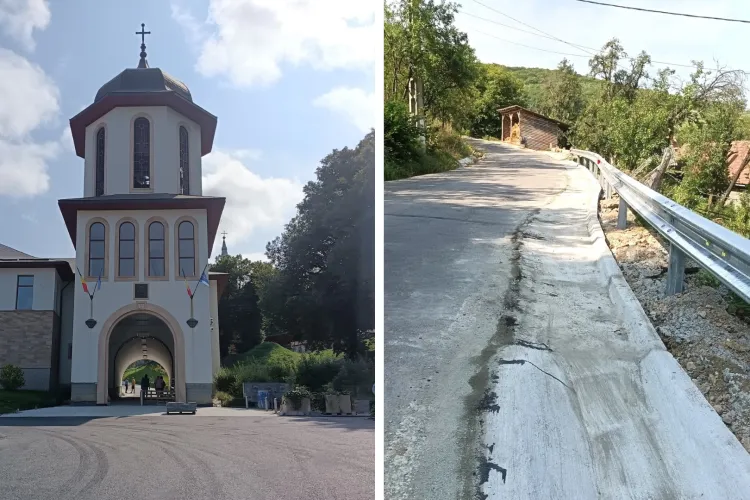 Drumul spre Mănăstirea Nicula, pregătit de Consiliul Județean Cluj pentru zecile de mii de pelerini care vin de hramul de 15 august! FOTO