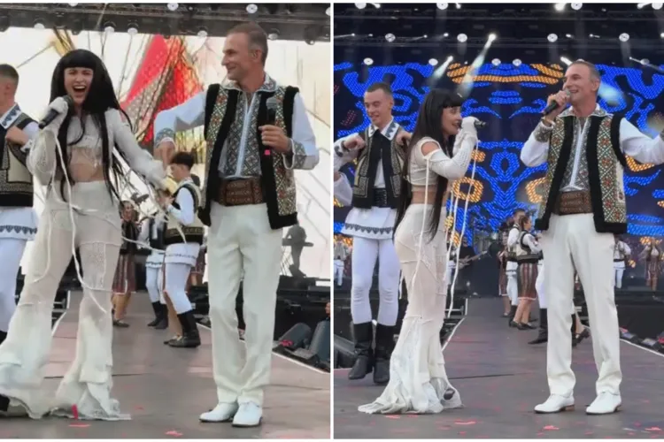 VIDEO. Moment special la Untold X. Irina Rimes l-a invitat pe scenă pe Ion Paladi și au cântat Huțulca. Publicul a savurat momentul