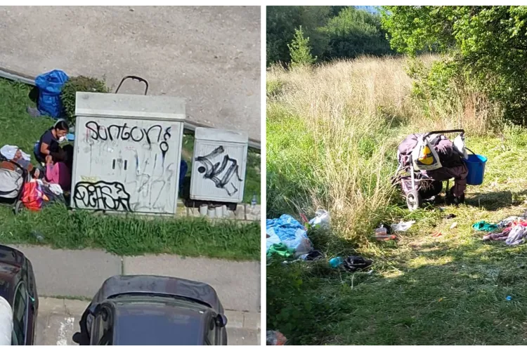 Gunoaiele sufocă Mănășturul: Clujenii, revoltați de mizeria și haosul create de oamenii străzii din cartier. „Ce ne facem cu ei, fraților?” FOTO