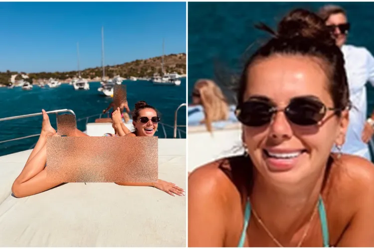 FOTO. Georgiana Lobonț, așa cum nu ai mai văzut-o niciodată! Vedeta a făcut plajă, în Turcia, pe un iaht de lux