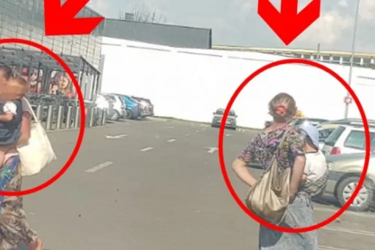 Cerșetoria, fenomen zilnic în parcarea unui hypermarket din Cluj-Napoca: Copii de vârste fragede abordează clienții de la primele ore ale dimineții