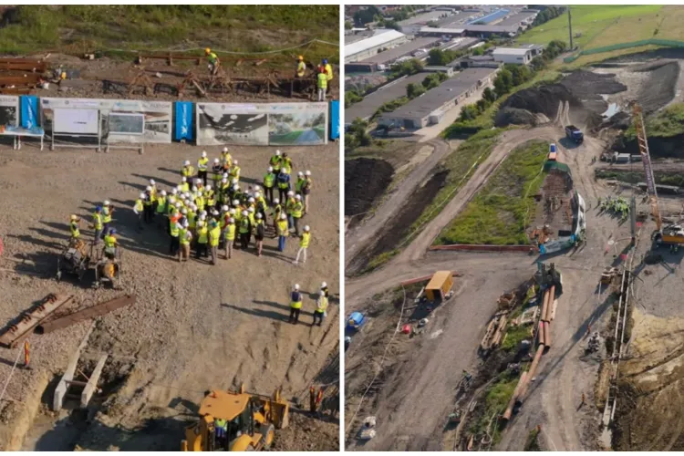 Au început lucrările la metrou! Imagini spectaculoase din dronă cu momentul așteptat de toți clujenii VIDEO