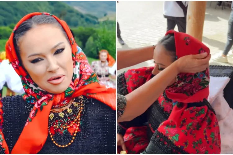 VIDEO. Vlăduța Lupău, mai frumoasă ca o floare! Îmbrăcată într-un costum tradițional din Țara Oașului a făcut fanii să aplaude