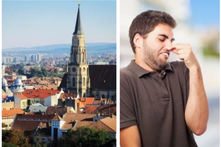 Clujenii fac bancuri amare despre mirosul oribil revenit în oraș: „Nu te parfuma în Cluj, că n-ai nevoie! Adie noul parfum urban: „Eau de rampa”