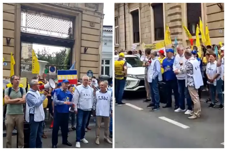 VIDEO. Profesorii au ieșit astăzi din nou în stradă la proteste: Amenință tot mai tare că nu vor începe școala în 8 septembrie