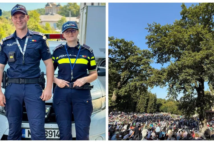 Liniște și ordine la cel mai mare pelerinaj din Transilvania: Polițiștii din Cluj, misiune încheiată cu succes la Mănăstirea Nicula