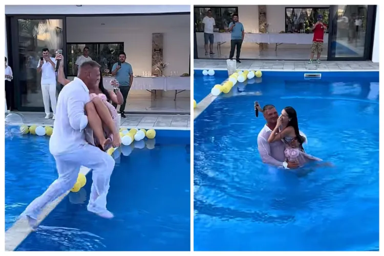 Reacție de milioane a clujencei Georgiana Lobonț, după ce a fost aruncată în piscină în timpul unui concert de un fan mai...„pasional” FOTO/VIDEO 