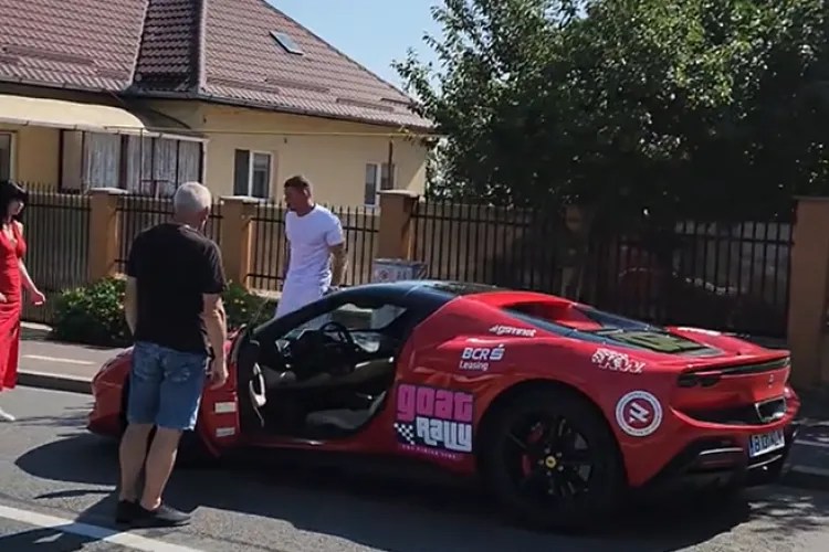 VIDEO. Milionarul Călin Donca, incident cu unul din bolizii săi de lux la Cluj. Afaceristul venise pentru Goat Rally, parada celor mai spectaculoase mașini