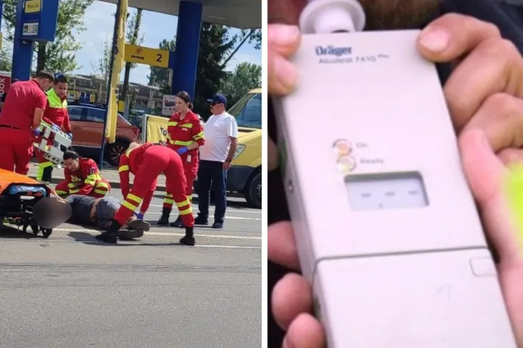 Ce a cauzat de fapt accidentul de pe strada Oașului? Clujean de 73 de ani lovit din plin pe trecerea de pietoni. Etilotestul a fost pozitiv la pieton FOTO