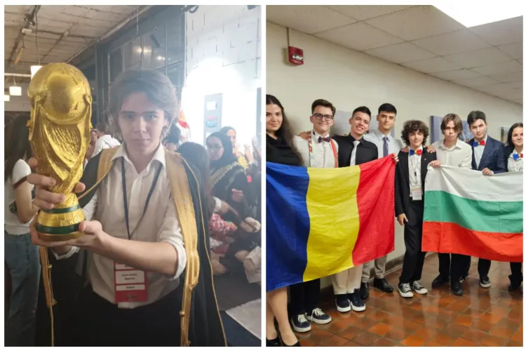 VIDEO. Podium istoric pentru un elev clujean, individual și cu echipa României, la Mondialul de Debate!David:„E incredibil să reprezinți România și Clujul”