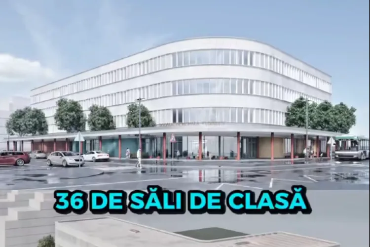 VIDEO. Floreștiul va avea una din cele mai moderne școli din România, realizată din fonduri nerambursabile. Aici vor învăța 1000 de elevi într-un schimb!