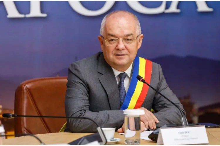 VIDEO.  Inima lui Emil Boc bate în alb-negru, însă are sângele vișiniu: „Nu e sfârșitul lumii! Când e vorba de Cluj, suntem împreună!”