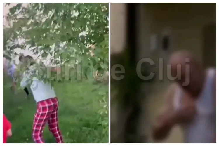 VIDEO. Scandal monstru între blocuri la Cluj! Mămici cu copii, agresate de un clujean extrem de violent.: „Îți iau capul. Fac pușcărie, dar te fac bucăți”