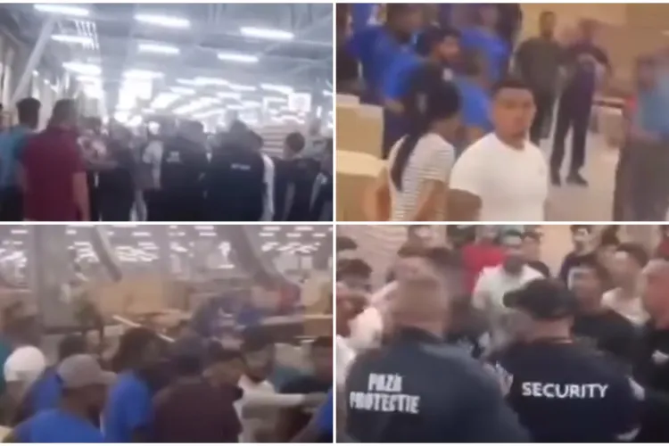 VIDEO. Bătaie ca în filme într-o fabrică din România, între muncitorii nepalezi și cei români. De la ce a pornit totul