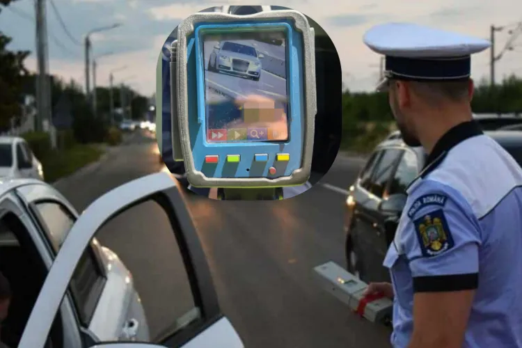 El e cel mai inconștient șofer din Cluj! Are 31 de ani și l-au prins polițiștii circulând cu viteză amețitoare:„Locul 1 la Cluj pe podiumul „inconștienței”