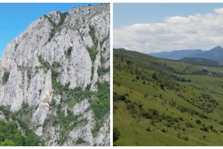 Magia Cheilor Turzii surprinsă din dronă: Stânci, pășuni verzi și sate pitorești care îți taie respirația. Descoperă micul colț de rai din Cluj VIDEO