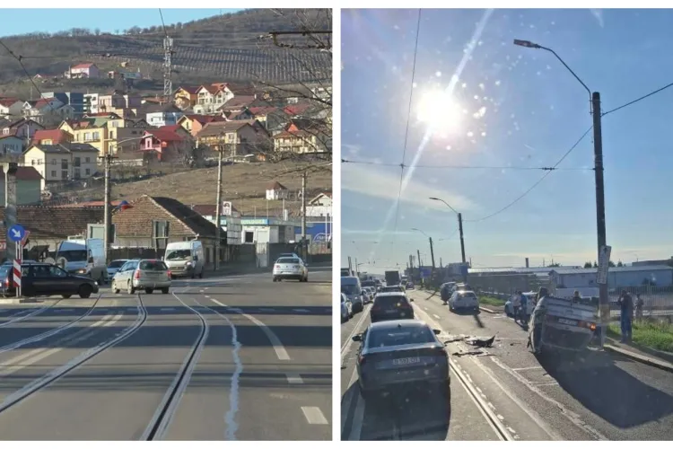 Bulevardul Muncii, noua pistă de curse din oraș: Clujenii avertizau că mașinile circulă cu viteză excesivă. Chiar astăzi s-a produs un accident grav!