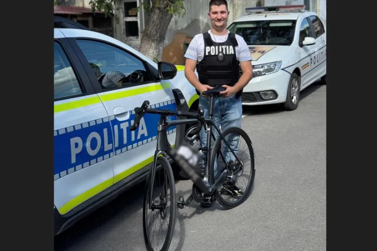 Bicicletă de 4000 de euro, furată din Franța, găsită la Cluj. După cinci luni, proprietarul își pierduse speranța