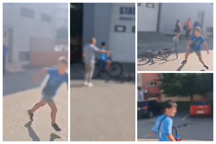 VIDEO. Altercație violentă între un clujean și un grup de copii: „Pe mă-ta aia moartă. Să mori odată cu ea. Mă duc la cimitir îi dau cu lopata-n cap”