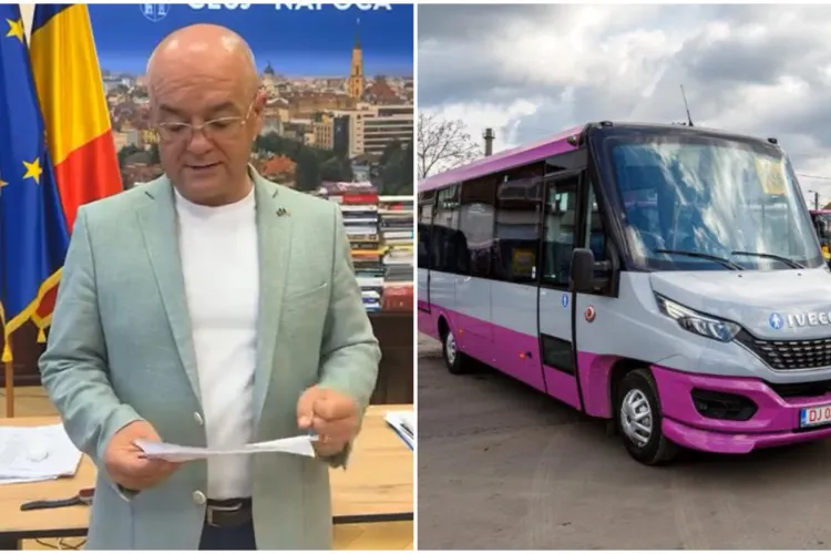 VIDEO. Emil Boc reacționează după ce o mămică s-a plâns că transportul nu este gratuit pentru toți elevii din Cluj. Mesaj clar al primarului