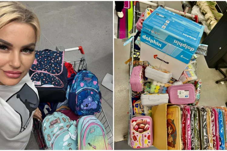 Clujeanca cu suflet mare Rocsana Contraș își continuă misiunea: „Mai avem nouă sate care ne așteaptă duminică. Sute de ghiozdane au plecat deja”