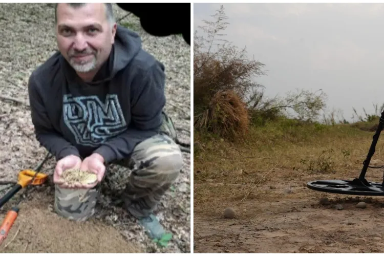 Descoperire arheologică senzațională în Cluj: Un tezaur din aur cu 121 de piese, unic în România, a fost găsit cu ajutorul unui detector de metale