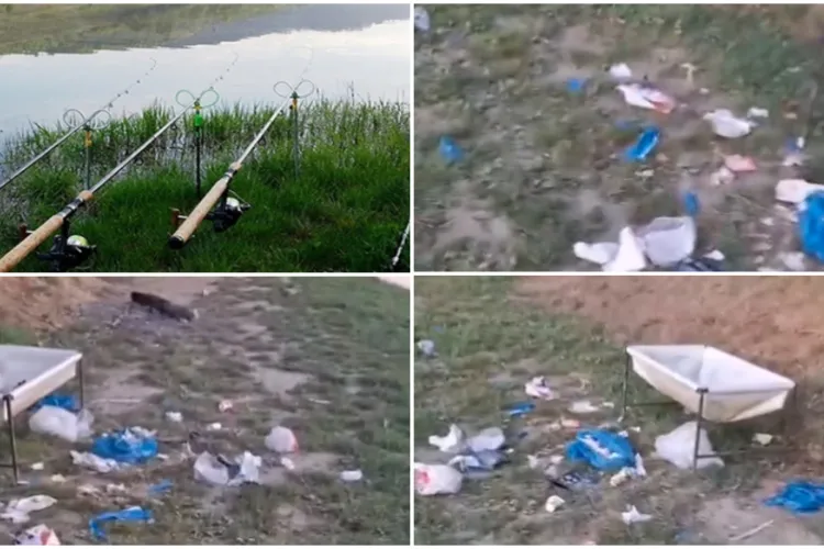 VIDEO. După ei, potopul! Mai mulți pescari din Cluj și-au făcut de cap la baltă: „Asta nu este civilizație!”